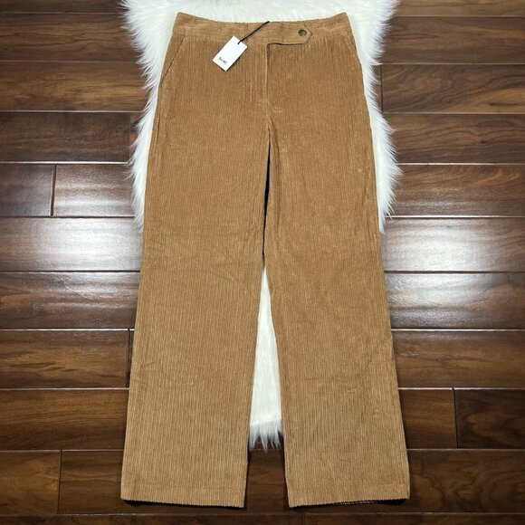 Coach Women's Size 10 Peanut Brown Corduroy Trouser‎ Pants - Picture 1 of 10